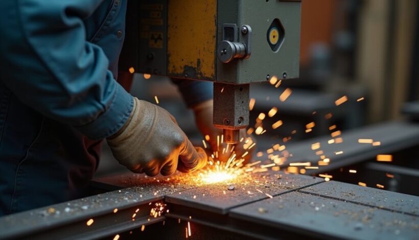 Metall sauber schneiden mit der Bandsäge – So gelingt der perfekte Schnitt