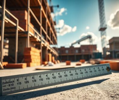 Zollstock im Handwerk